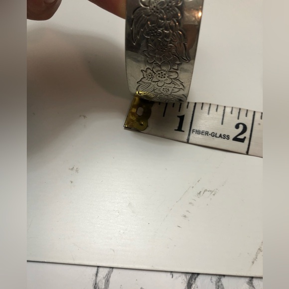 Vintage Kirk pewter cuff bracelet - Picture 8 of 9